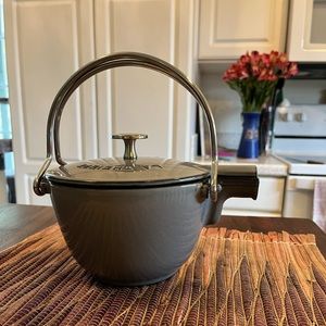 Staub Enameled Cast Iron Round Teakettle